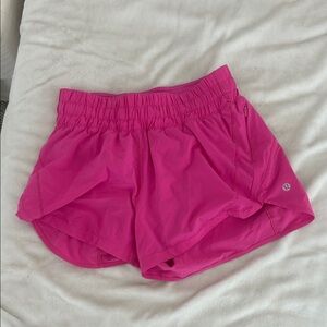Lululemon Athletica Women's Vibrant Pink Athletic Shorts